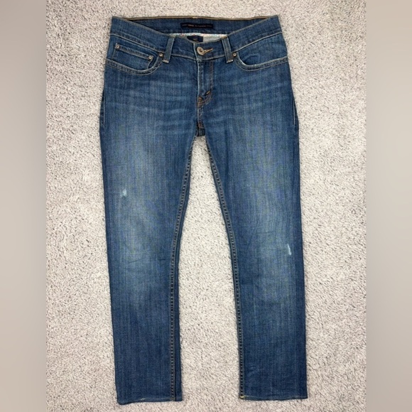 Levi's Jeans Womens 8 The Original Jean Pencil 542 Casual Hemmed Flap Pockets - Picture 1 of 6